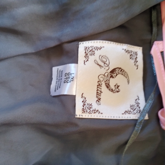 NWT j couture satin dark grey robe size L_XL - Picture 8 of 11